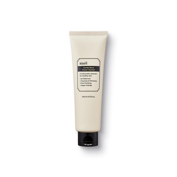Limpiador facial suave negro KLAIRS 140 ml