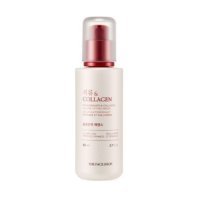 THE FACE SHOP Pomegranate And Collagen Volume Lifting Essence 80ml with collagen for firmness and elasticity