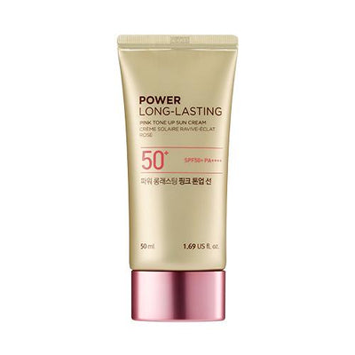 THE FACE SHOP Power Long Lasting Tone Up Sun Pink SPF 50+ PA++++ 50ml - buy online