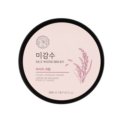 THE FACE SHOP Rice Water Bright Facial Massage Cream 200ml - buy online