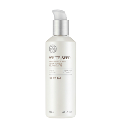 THE FACE SHOP White Seed Brightening Toner 160ml with hyaluronic for deep hydration