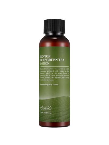 Benton Deep Green Tea Lotion 120ml with green tea for antioxidant and anti-aging