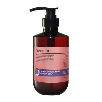 moremo CAFFEINE BIOME SHAMPOO FOR OILY SCALP 500ml - deep nourishment