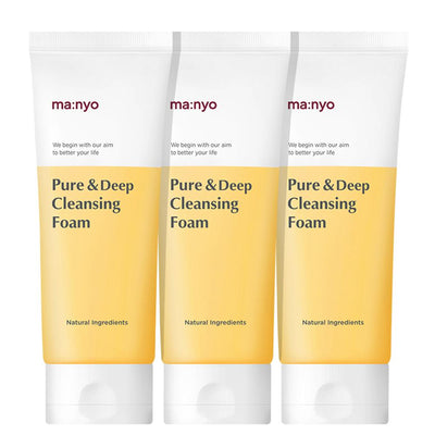 MANYO FACTORY Pure & Deep Cleansing Foam 100ml X 3ea - buy online