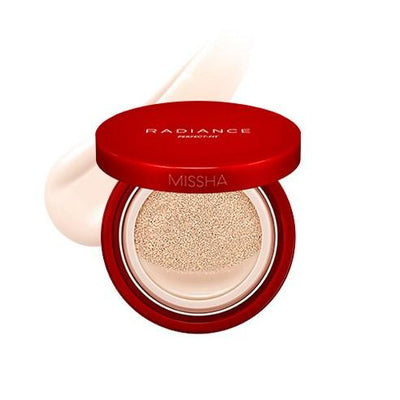 MISSHA RADIANCE PERFECT FIT CUSHION FOUNDATION 15g - deep cleansing