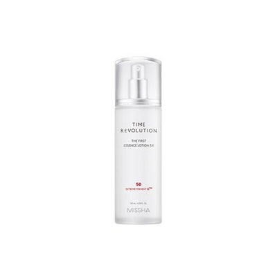MISSHA TIME REVOLUTION THE FIRST ESSENCE LOTION 5X 130ml with centella for soothing and repair