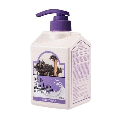 BIOKLASSE MILK BAOBAB Body Lotion 500ml #Baby Powder - hydration and protection