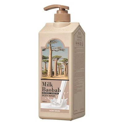BIOKLASSE MILK BAOBAB Body Wash 1000ml #Ivory Musk - buy online