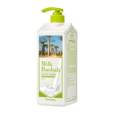 BIOKLASSE MILK BAOBAB Hair Treatment 1000ml #Lime & Basil - buy online