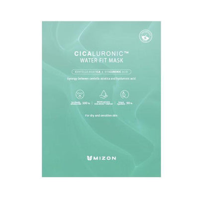 MIZON Cicaluronic Water Fit Mask 24g X 10ea with centella for soothing and repair
