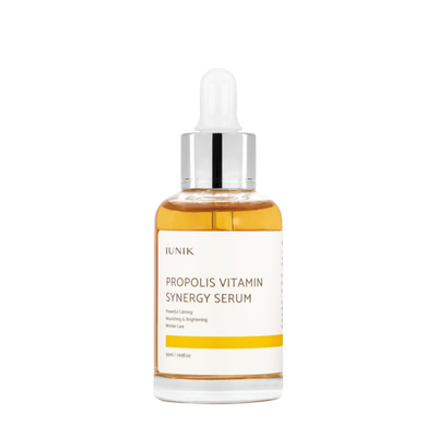 iUNIK Propolis Vitamin Synergy Serum 50ml with niacinamide for bright skin and minimized pores