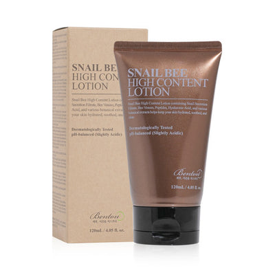 Benton Snail Bee High Content Lotion 120ml with peptide for anti-wrinkle and firmness