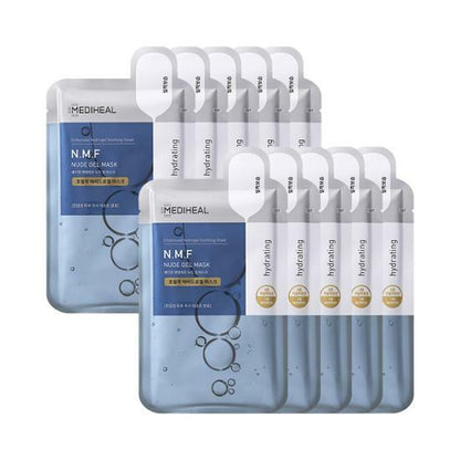 MEDIHEAL NMF Mascarilla Gel Desnuda Hoja 10p