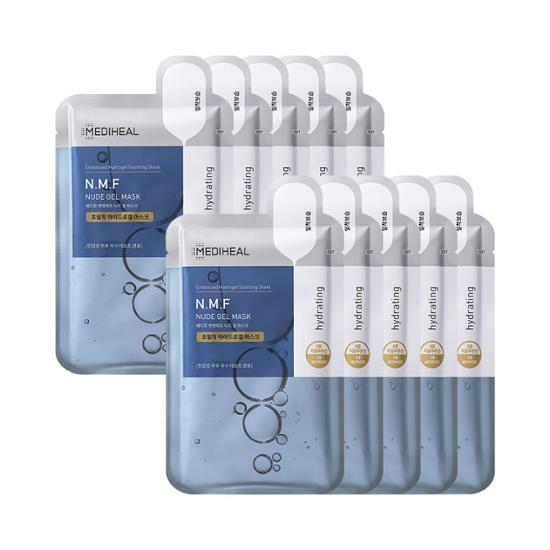 MEDIHEAL NMF Mascarilla Gel Desnuda Hoja 10p