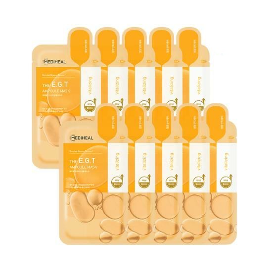 Mascarilla en ampolla EGT de MEDIHEAL, 10 unidades