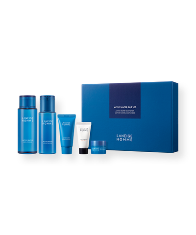 LANEIGE HOMME Active Water Duo Set - deep cleansing