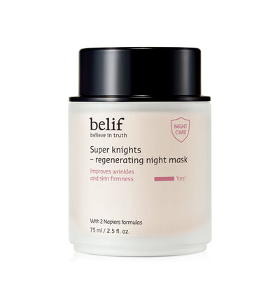 belif Super Knights Regenerating Night Mask 75ml - deep cleansing