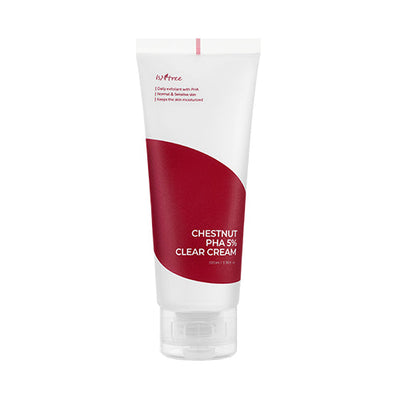 Isntree Chestnut PHA 5% Clear Cream 100ml with pha for gentle exfoliation and hydration