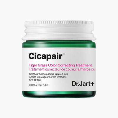 Dr.Jart+ Cicapair Tiger Grass Color Correcting Treatment SPF 22 PA++ 50ml with centella for soothing and repair