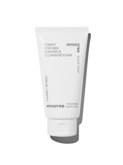 Mousse de rasage et nettoyante Forest For Men d'Innisfree 150 g