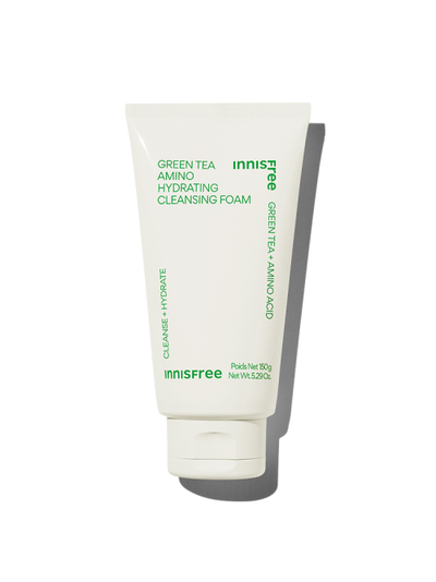innisfree Green Tea Amino Hydrating Cleansing Foam 150g - buy online