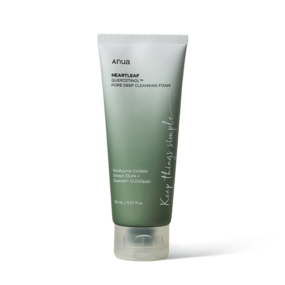 Anua HEARTLEAF QUERCETINOL MOUSSE NETTOYANTE EN PROFONDEUR DES PORES 150 ml
