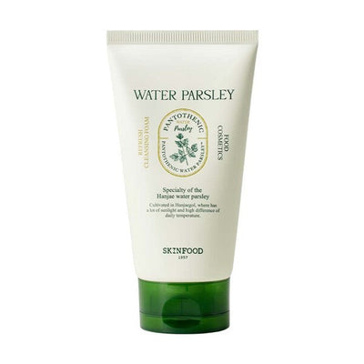 SKINFOOD Pantothenic Water Parsley Refresh Cleansing Foam 150ml with bha for clean pores and acne