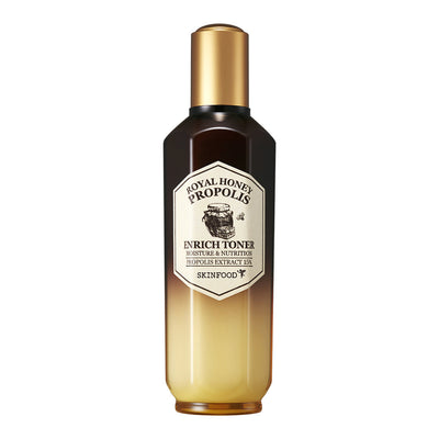 SKINFOOD Royal Honey Propolis Enrich Toner 160ml with honey for nourishment and hydration
