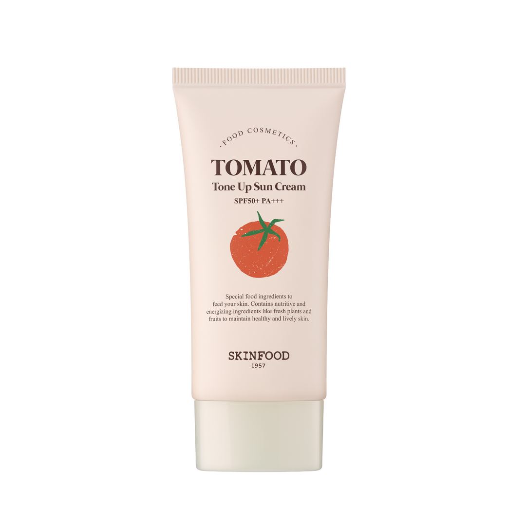 Crema solar tonificante con sabor a tomate SKINFOOD 50 ml