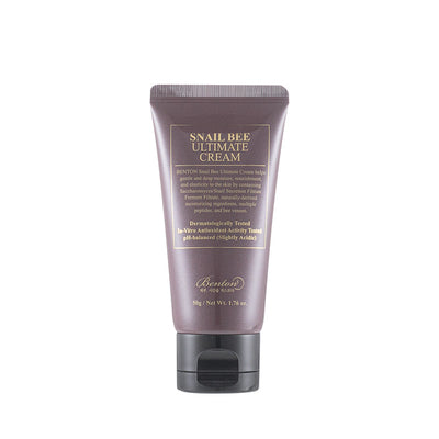 Benton Snail Bee Ultimate Cream 50g with peptide for anti-wrinkle and firmness
