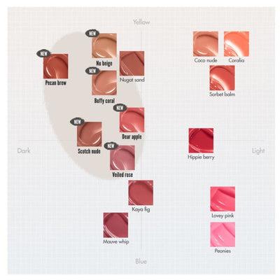 rom&nd Glasting Melting Balm #Original Series (9 Colors) - deep cleansing