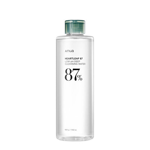 Anua Heartleaf 87 Eau nettoyante en profondeur à faible pH 500 g