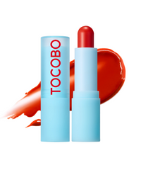 Bálsamo labial con color de vidrio TOCOBO 3,5 g n.º 013 rojo mandarina
