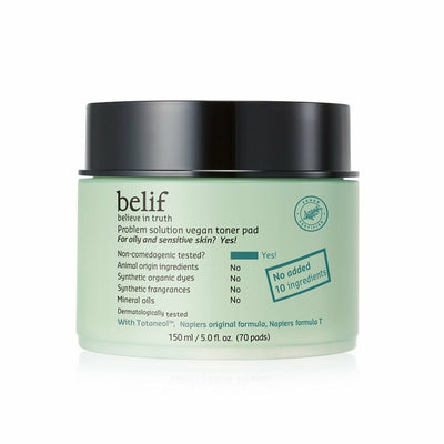 belif Problem Solution Vegan Toner Pad 150ml(70 pads) - buy online
