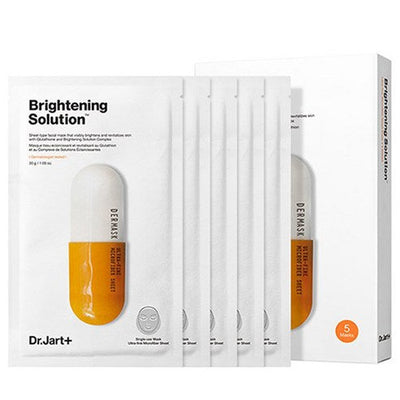 Dr.Jart+ DERMASK BRIGHTENING SOLUTION FACE MASK (5 Sheets) - deep cleansing