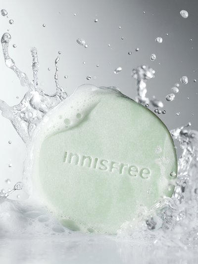 Innisfree Green Tea Fresh Shampoo Bar 100g - deep cleansing