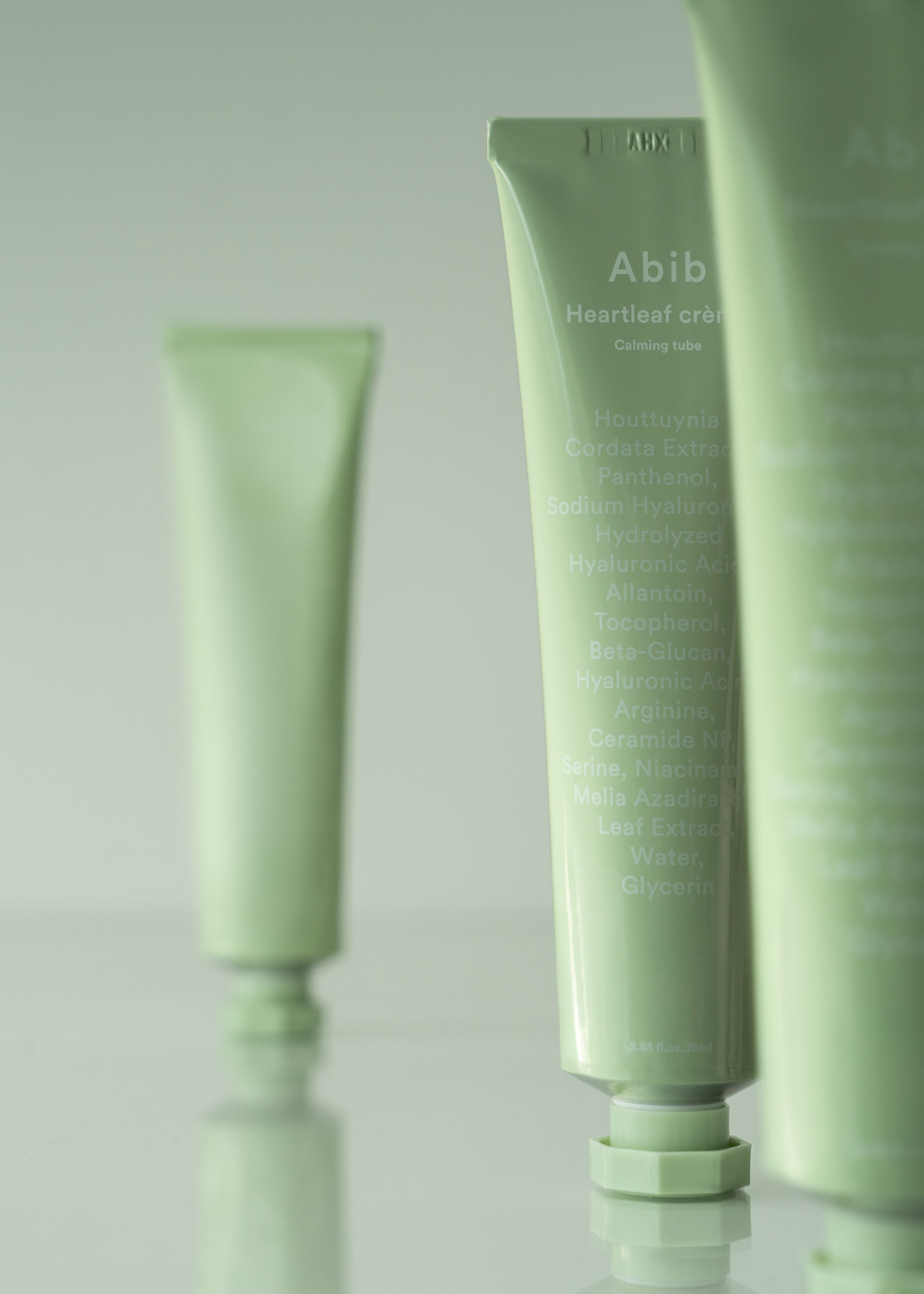 Crema calmante Abib Heartleaf, tubo de 75 ml