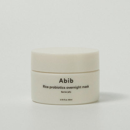 Mascarilla de noche con probióticos Abib Rice Barrier jelly 80 ml