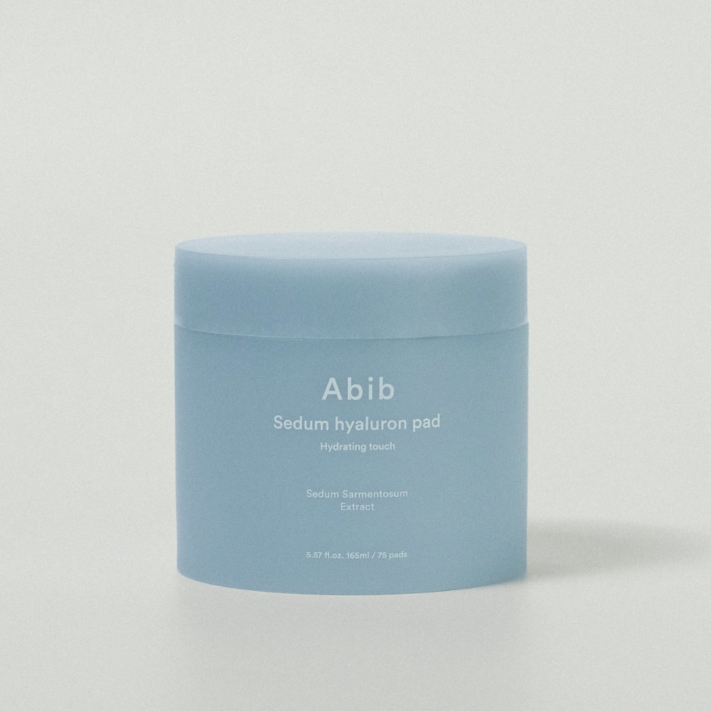 Almohadilla de ácido hialurónico Abib Sedum, tacto hidratante, 165 ml (75 almohadillas)