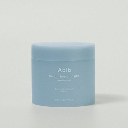 Almohadilla de ácido hialurónico Abib Sedum, tacto hidratante, 165 ml (75 almohadillas)