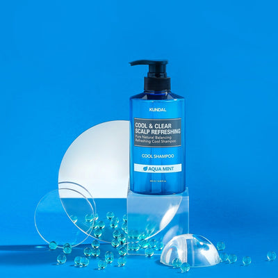KUNDAL COOL&CLEAR SCALP REFRESHING Pure Natural Balancing Refreshing Cool Shampoo 500ml #AQUA MINT - buy online