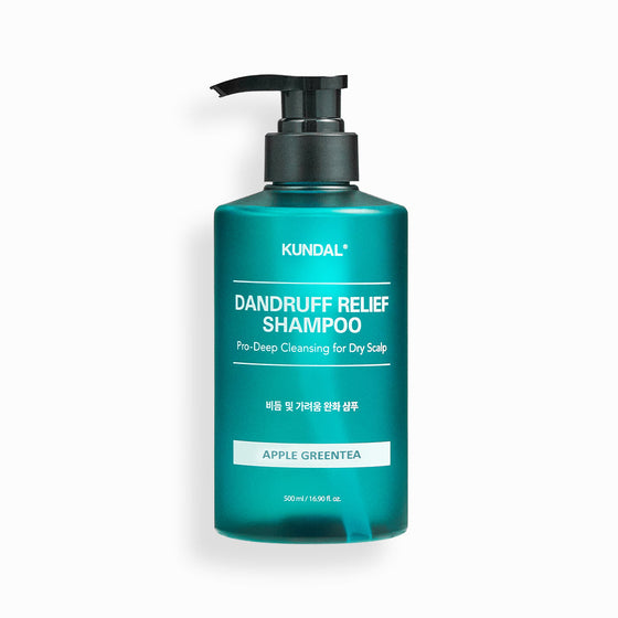 KUNDAL DANDRUFF RELIEF SHAMPOO Pro-Deep Cleansing for Dry Scalp 500ml #APPLE GREENTEA - buy online
