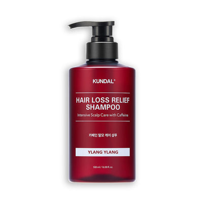 KUNDAL HAIR LOSS RELIEF SHAMPOO Intensive Scalp Care with Caffeine 500ml #YLANG YLANG - product texture