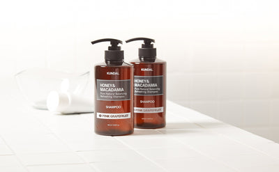 KUNDAL HONEY&MACADAMIA Pure Natural Balancing Refreshing Shampoo 500ml #PINK GRAPEFRUIT with honey for nourishment and hydration