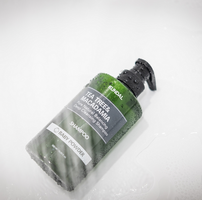 KUNDAL TEA TREE&MACADAMIA Pure Natural Balancing Deep Cleansing Shampoo 500ml #BABY POWDER - deep cleansing