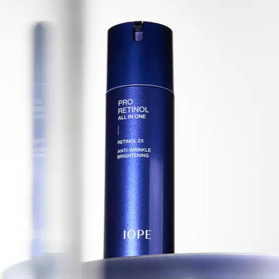 IOPE Men Pro Retinol All In One 120ml+Cleansing Foam with retinol for anti-aging and cell renewal
