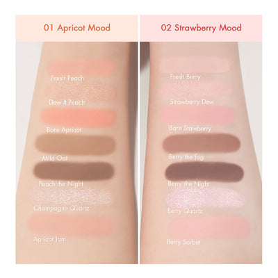 rom&nd Bare Layer Palette 14g/2color - how to use