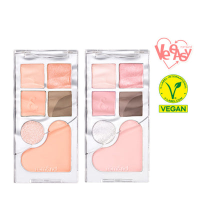 rom&nd Bare Layer Palette 14g/2color - application method
