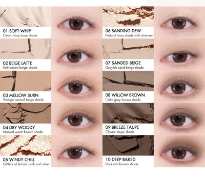 rom&nd BETTER THAN PALETTE  SPRING FEVER (2 colors) 6g - expected results
