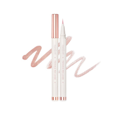 rom&nd Twinkle Pen Liner 0.5g - application method